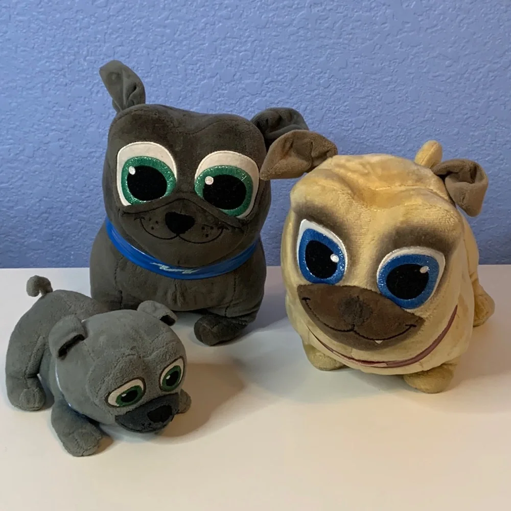 Disney | Toys | Disney Plush Junior Puppy Dog Pals Set Of 3 Rolly